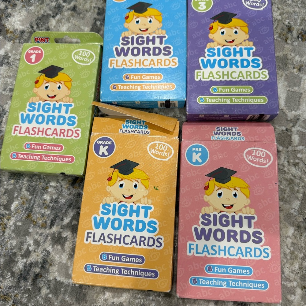 Pink and Blue Trading Cards for Learning Fun